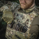 M-Tac нашивка прапор України з гербом (80х50 мм) Olive/GID M-Tac нашивка прапор України з гербом (80х50 мм) Olive/GID