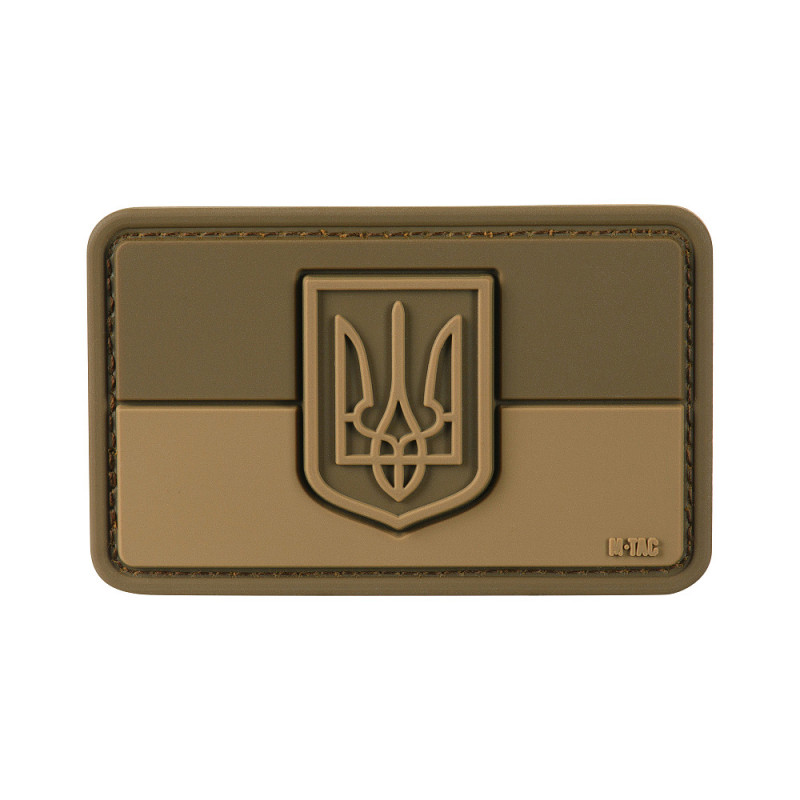 M-Tac нашивка прапор України з гербом PVC Coyote M-Tac нашивка прапор України з гербом PVC Coyote