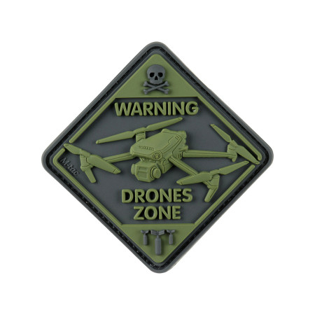 M-Tac нашивка Дрон Drones Zone PVC олива