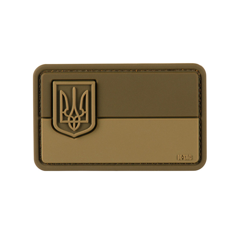 M-Tac нашивка прапор України з малим гербом PVC coyote M-Tac нашивка прапор України з малим гербом PVC coyote