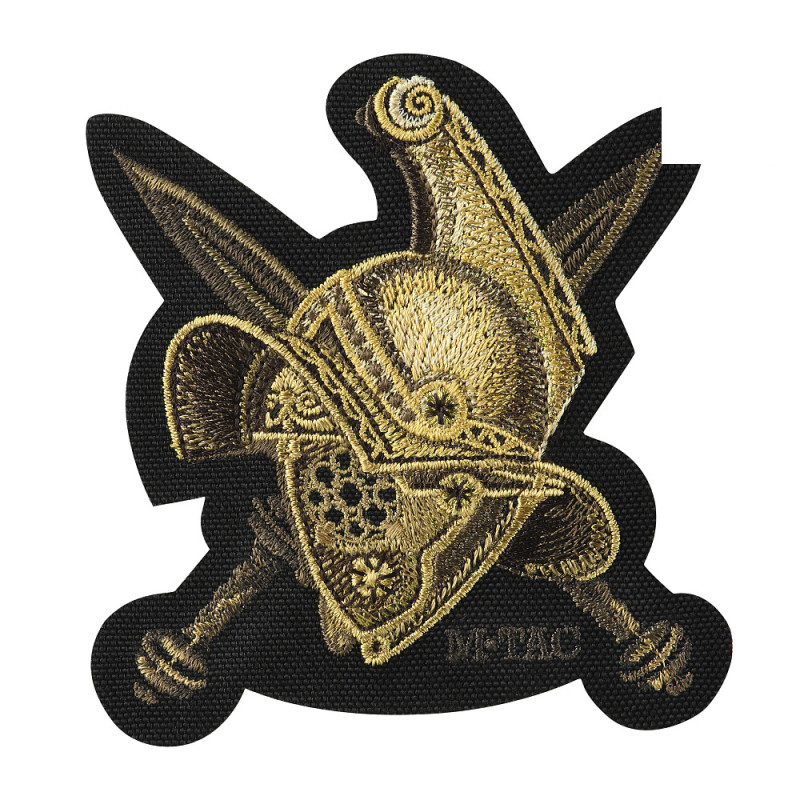 M-Tac нашивка Gladiator Helmet (вишивка) Black M-Tac нашивка Gladiator Helmet (вишивка) Black