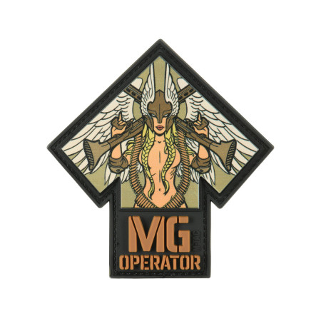 M-Tac нашивка MG Operator PVC друк Black/Coyote
