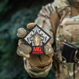 M-Tac нашивка MG Operator PVC друк Red/Grey