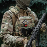 M-Tac нашивка MG Operator PVC друк Red/Grey