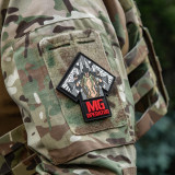M-Tac нашивка MG Operator PVC друк Red/Grey