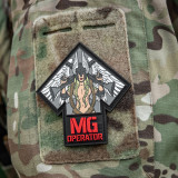 M-Tac нашивка MG Operator PVC друк Red/Grey