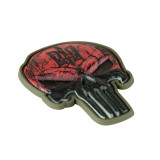 M-Tac нашивка Punisher Червоний
