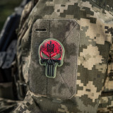 M-Tac нашивка Punisher Червоний GID M-Tac нашивка Punisher Червоний GID