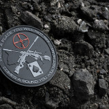 M-Tac нашивка Ukrainian Snipers PVC Black