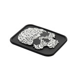 M-Tac нашивка Череп Viking Skull PVC чорний/білий M-Tac нашивка Череп Viking Skull PVC чорний/білий