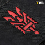 M-Tac нашивка Тризуб (стилізація) Laser Cut горизонтальна чорна/червона M-Tac нашивка Тризуб (стилізація) Laser Cut горизонтальна чорна/червона