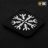 M-Tac нашивка шолом Жаху Laser Cut Black/GID