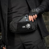 M-Tac сумка поясна бананка Companion Bag Large чорна (Black) M-Tac сумка поясна бананка Companion Bag Large чорна (Black)