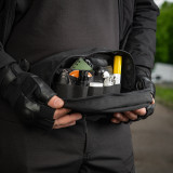 M-Tac сумка поясна бананка Companion Bag Large чорна (Black) M-Tac сумка поясна бананка Companion Bag Large чорна (Black)