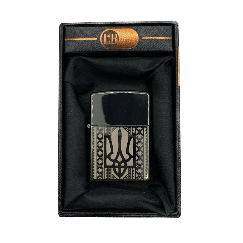 Запальничка USB електрична "Герб на фоні вишиванки" Запальничка USB електрична "Герб на фоні вишиванки"