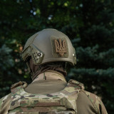 M-Tac нашивка Тризуб PVC великий койот M-Tac нашивка Тризуб PVC великий койот
