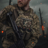 M-Tac нашивка Tactical girl №1 tattoo Тризуб PVC MM14