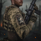 M-Tac нашивка Tactical girl №1 tattoo Тризуб PVC MM14
