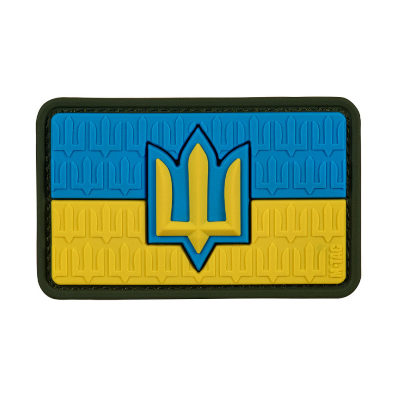 M-Tac нашивка прапор України з тризубом ЗСУ PVC full-color M-Tac нашивка прапор України з тризубом ЗСУ PVC full-color