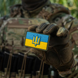M-Tac нашивка прапор України з тризубом ЗСУ PVC full-color M-Tac нашивка прапор України з тризубом ЗСУ PVC full-color