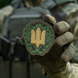 M-Tac нашивка Тризуб з дубовим вінком (вишивка) Ranger Green M-Tac нашивка Тризуб з дубовим вінком (вишивка) Ranger Green