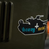 M-Tac наклейка Heavy Metal Black M-Tac наклейка Heavy Metal Black
