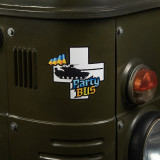 M-Tac наклейка Party Bus Large біла/синя/жовта