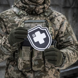 M-Tac наклейка Хрест ЗСУ чорна/біла M-Tac наклейка Хрест ЗСУ чорна/біла