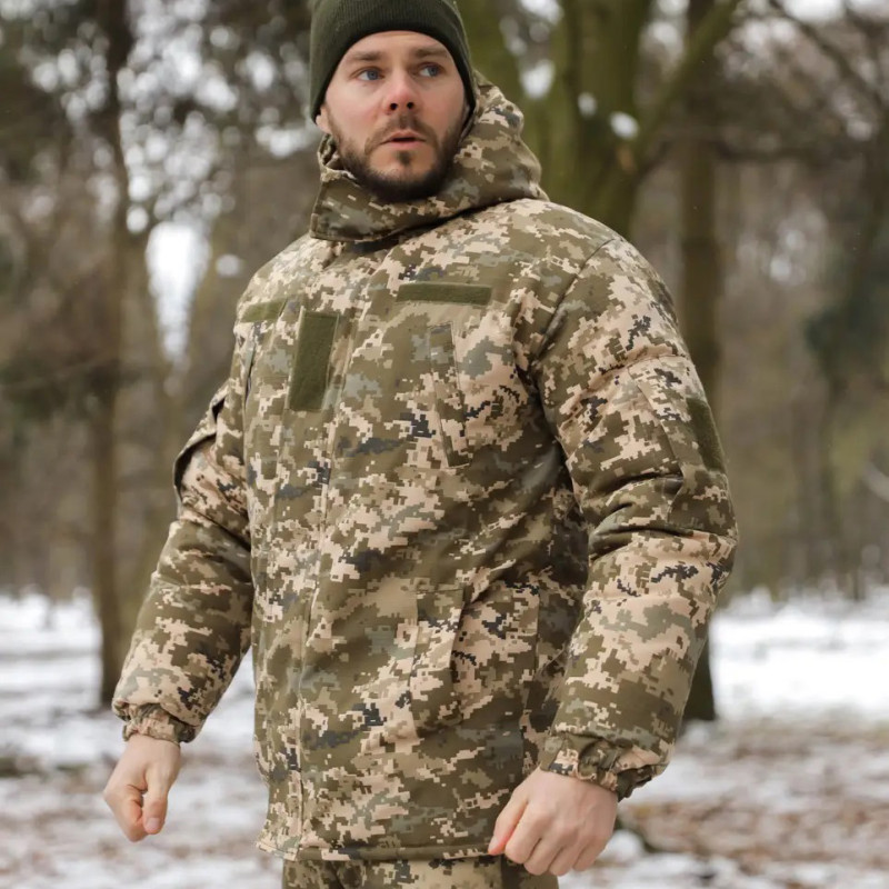 Бушлат Patriot ЗСУ Ріп-Стоп піксель ММ14 Бушлат Patriot ЗСУ Ріп-Стоп піксель ММ14