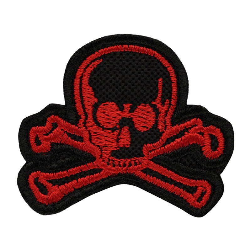 M-Tac нашивка Old Skull червоно-чорна M-Tac нашивка Old Skull червоно-чорна