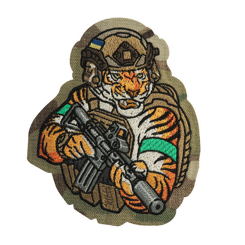 M-Tac нашивка Tiger (вишивка) Multicam/Coyote/Green M-Tac нашивка Tiger (вишивка) Multicam/Coyote/Green