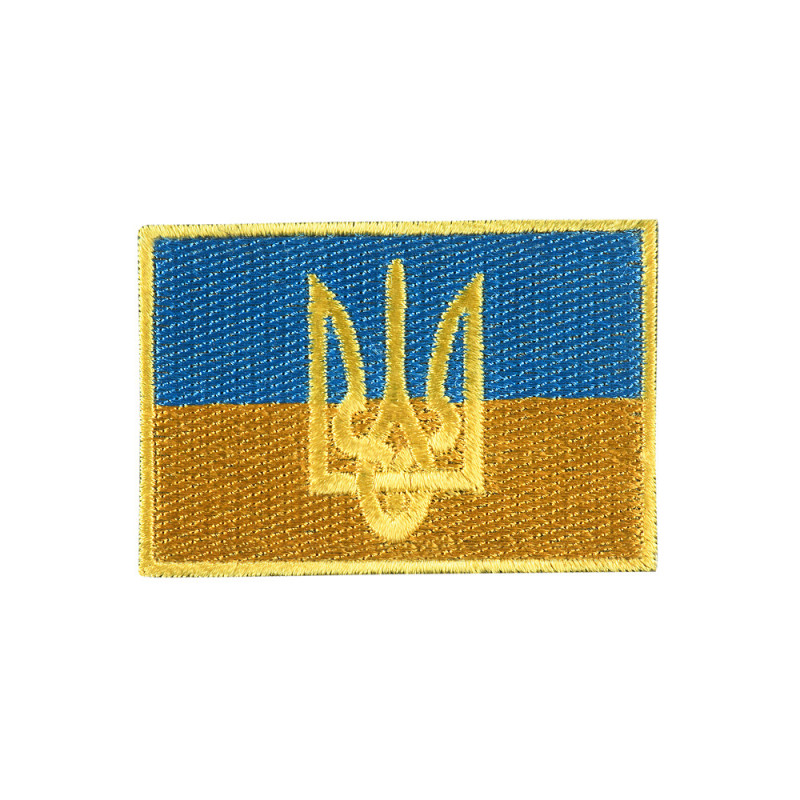 Прапор України з гербом 4 на 6 см Прапор України з гербом 4 на 6 см