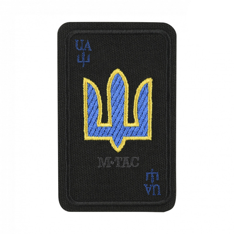 M-Tac нашивка Козирна карта (вишивка) Black M-Tac нашивка Козирна карта (вишивка) Black