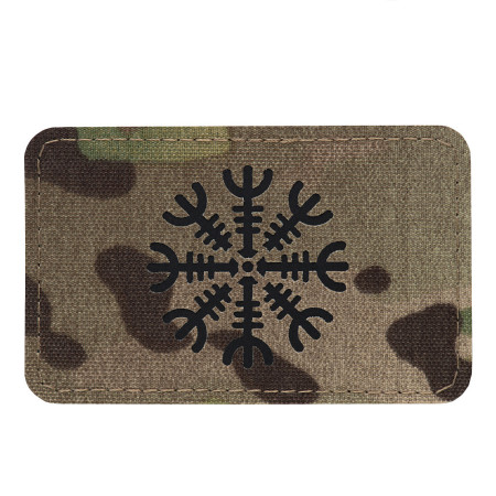 M-Tac нашивка шолом Жаху горизонтальна Laser Cut Multicam/Black