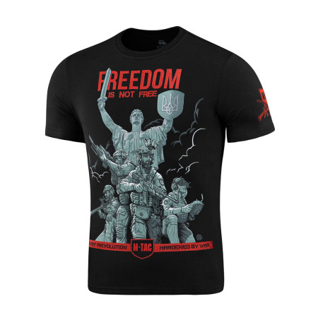 M-Tac футболка з принтом Freedom чорна (Black)