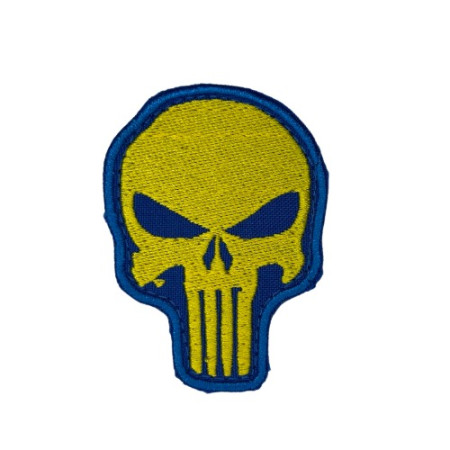 Нашивка Punisher Каратель Жовтосиній