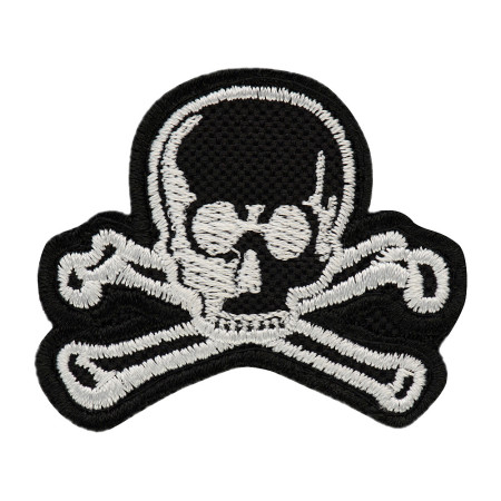 M-Tac нашивка Old Skull череп Чорна M-Tac нашивка Old Skull череп Чорна
