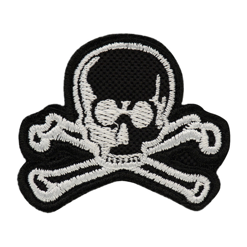 M-Tac нашивка Old Skull череп Чорна M-Tac нашивка Old Skull череп Чорна