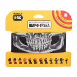 M-Tac шарф-труба полегшенний Reaper Skull чорний (Black)