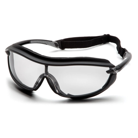 Окуляри захисні тактичні з ущільнювачем Pyramex XS3 Plus (clear) Anti-Fog, Прозорі