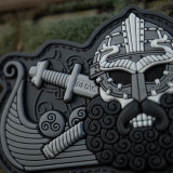 M-Tac нашивка Вікінг Viking’s Drakkar чорний/сірий M-Tac нашивка Вікінг Viking’s Drakkar чорний/сірий