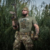 M-Tac футболка з принтом Заповіді стрільця олива (Light Olive) M-Tac футболка з принтом Заповіді стрільця олива (Light Olive)