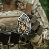 M-Tac наклейка Valkyrie чорна (Black)