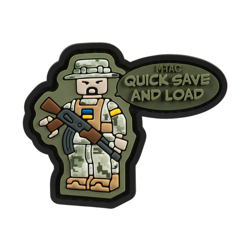 M-Tac нашивка Quick Save (PVC) Піксель MM14 M-Tac нашивка Quick Save (PVC) Піксель MM14