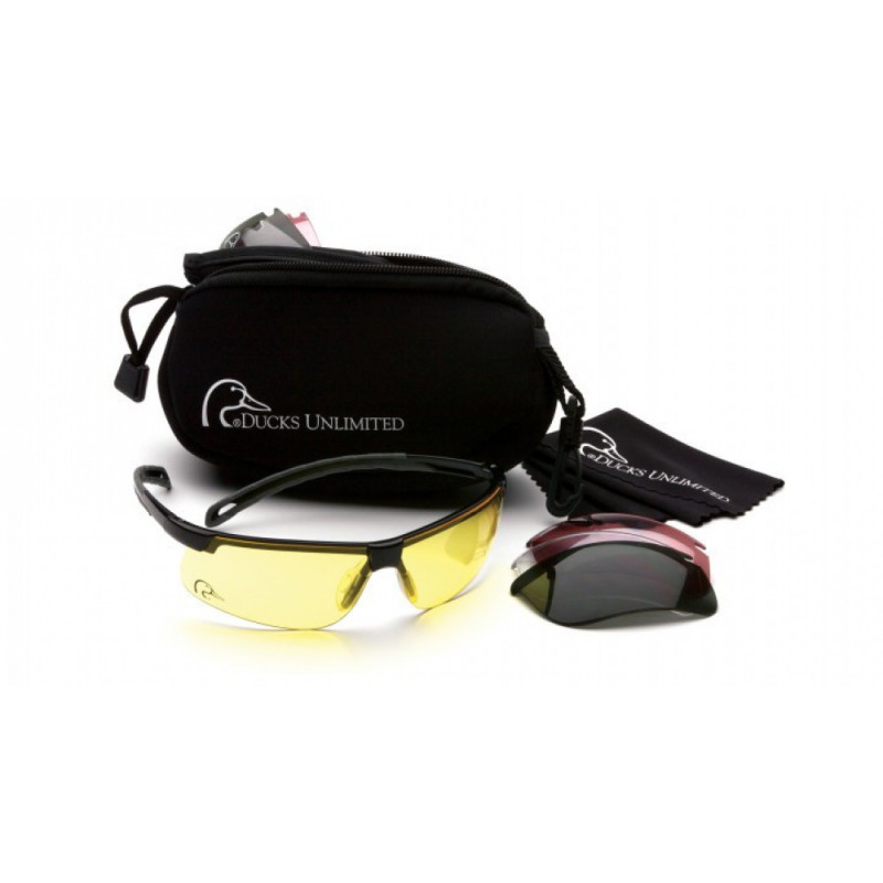 Окуляри захисні тактичні зі змінними лінзами Ducks Unlimited Ducab-2 shooting KIT Anti-Fog Окуляри захисні тактичні зі змінними лінзами Ducks Unlimited Ducab-2 shooting KIT Anti-Fog