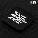 M-Tac нашивка Тризуб (стилізація) Laser Cut мала Black/GID