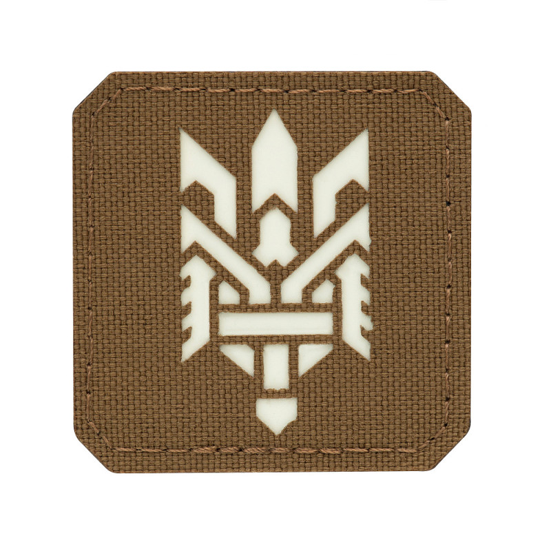 M-Tac нашивка Тризуб (стилізація) Laser Cut мала Coyote/GID M-Tac нашивка Тризуб (стилізація) Laser Cut мала Coyote/GID