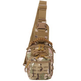 Сумка однолямкова тактична плетена ручка Sling Chest Pack мультикам (Multicam) Сумка однолямкова тактична плетена ручка Sling Chest Pack мультикам (Multicam)