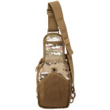 Сумка однолямкова тактична плетена ручка Sling Chest Pack мультикам (Multicam) Сумка однолямкова тактична плетена ручка Sling Chest Pack мультикам (Multicam)