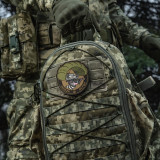 M-Tac нашивка Єнот сіро-рожевий PVC Олива M-Tac нашивка Єнот сіро-рожевий PVC Олива